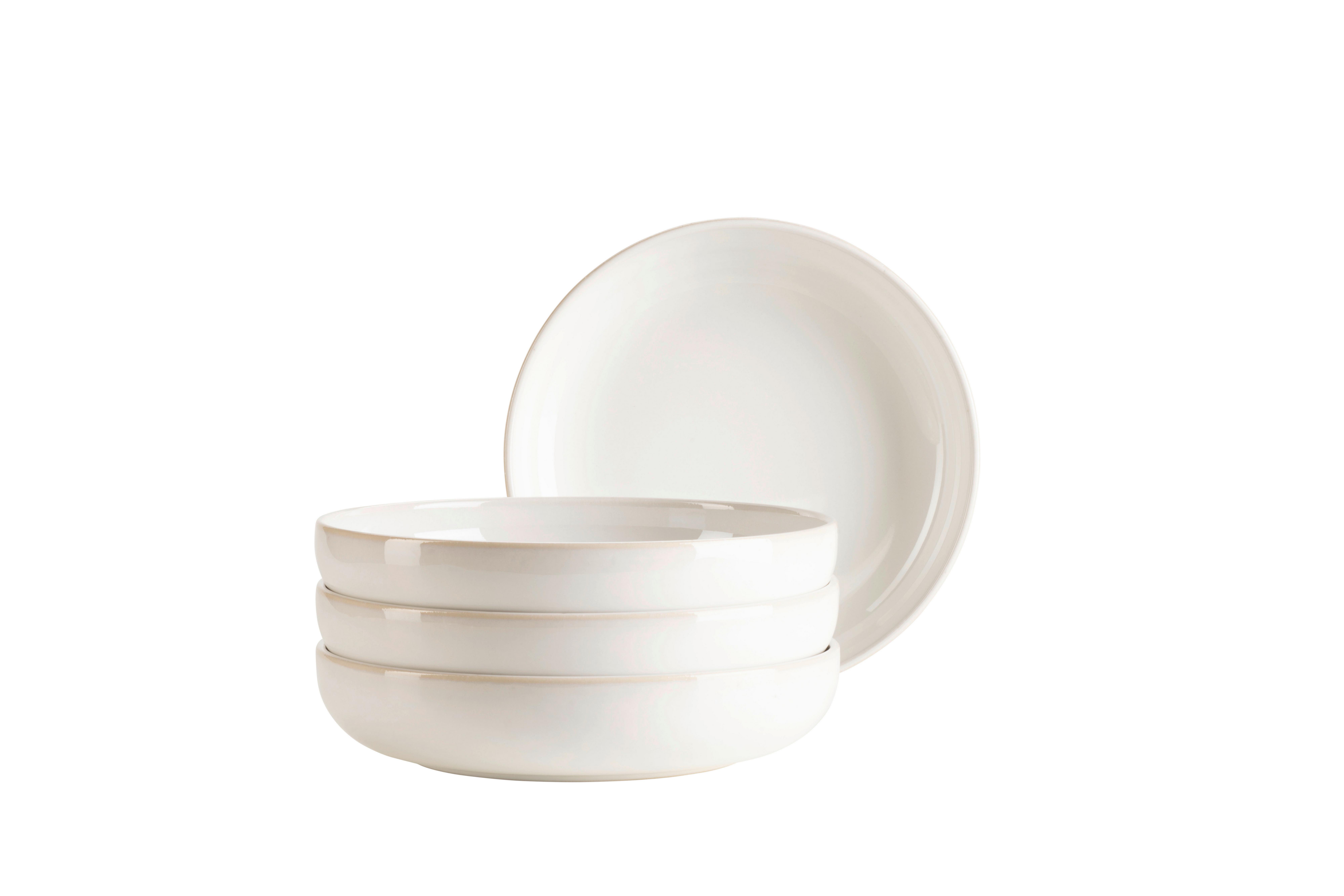 Schüsselset Unico Weiß 4-Teilig - Weiß, Basics, Keramik - Mäser