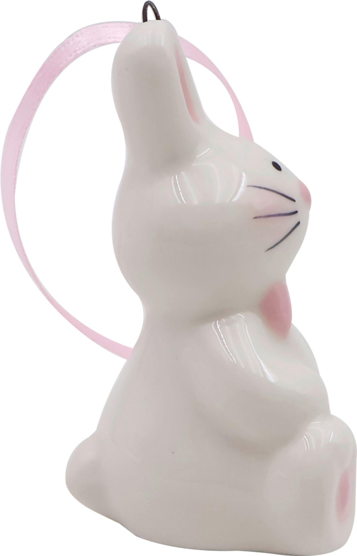 Dekohänger Wela - Multicolor/Weiß, KONVENTIONELL, Keramik - Luca Bessoni