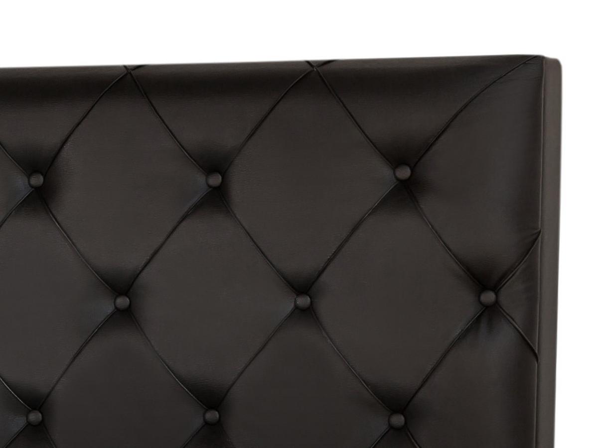 Boxspringbett mit Topper 180x200 cm Turin - Silberfarben/Schwarz, KONVENTIONELL, Leder/Textil (180/200cm) - MID.YOU