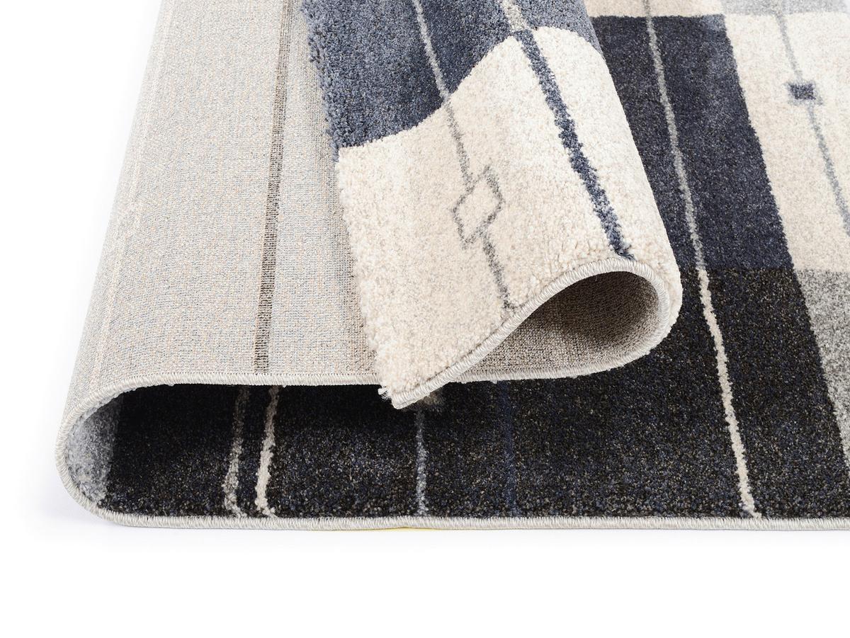 Webteppich Blau/Grau Palazzo Alto 240x340 cm - Blau/Grau, Design, Textil (240/340cm) - Novel