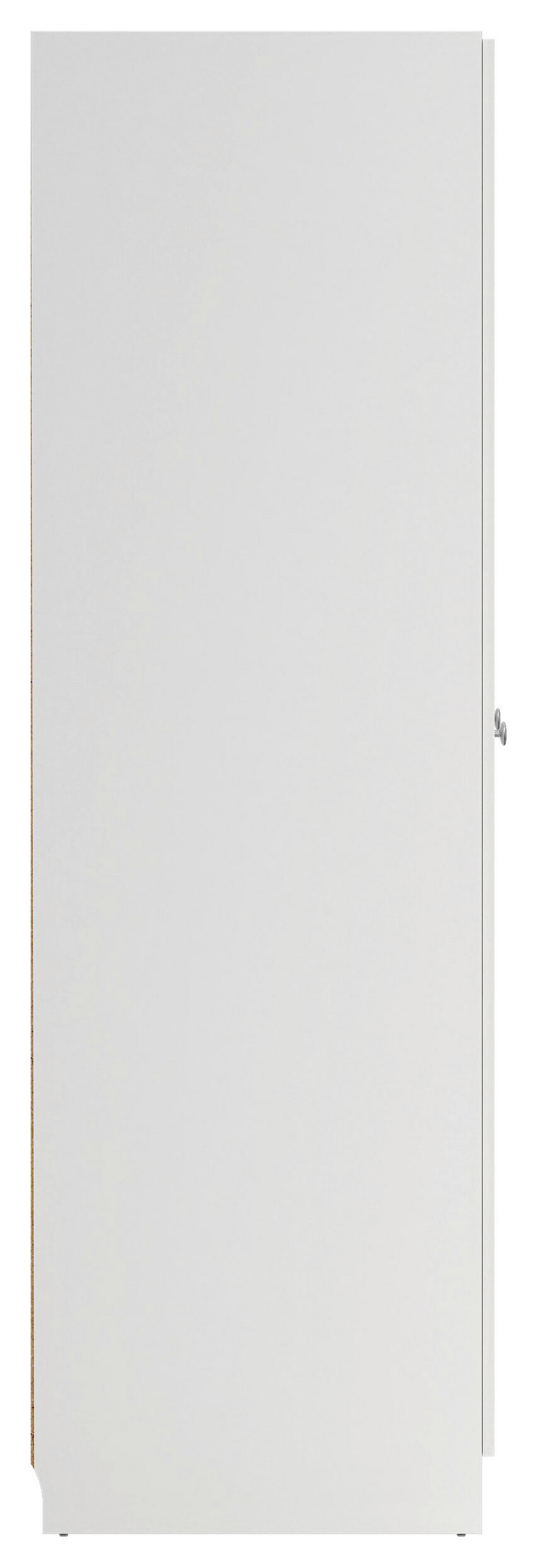 Drehtürenschrank Billund, B: 147 Cm - Weiß, MODERN, Holzwerkstoff (147/200/61,7cm) - MID.YOU