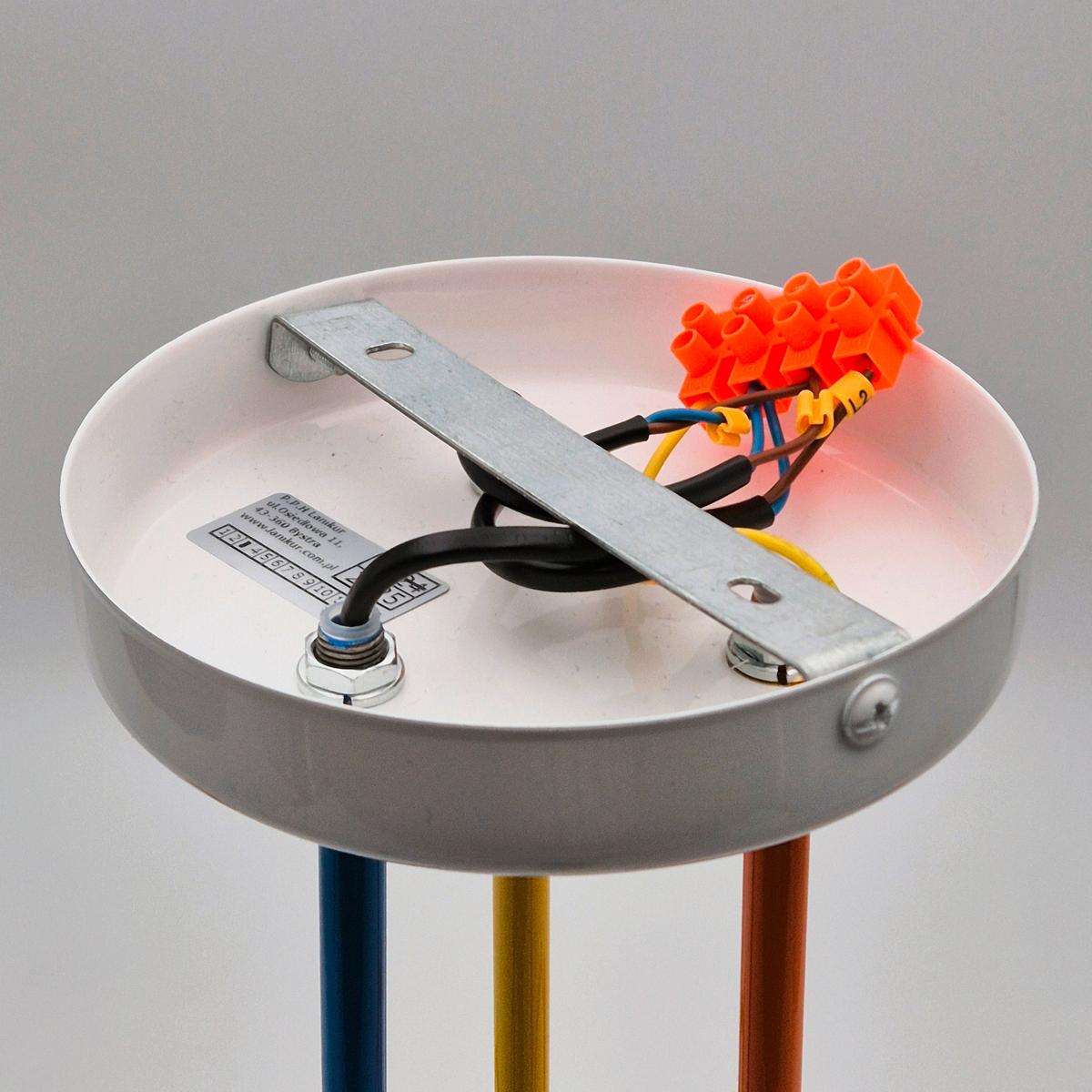 Deckenleuchte Domino Multicolor D: 40 cm - Multicolor, KONVENTIONELL, Metall (40/59cm)
