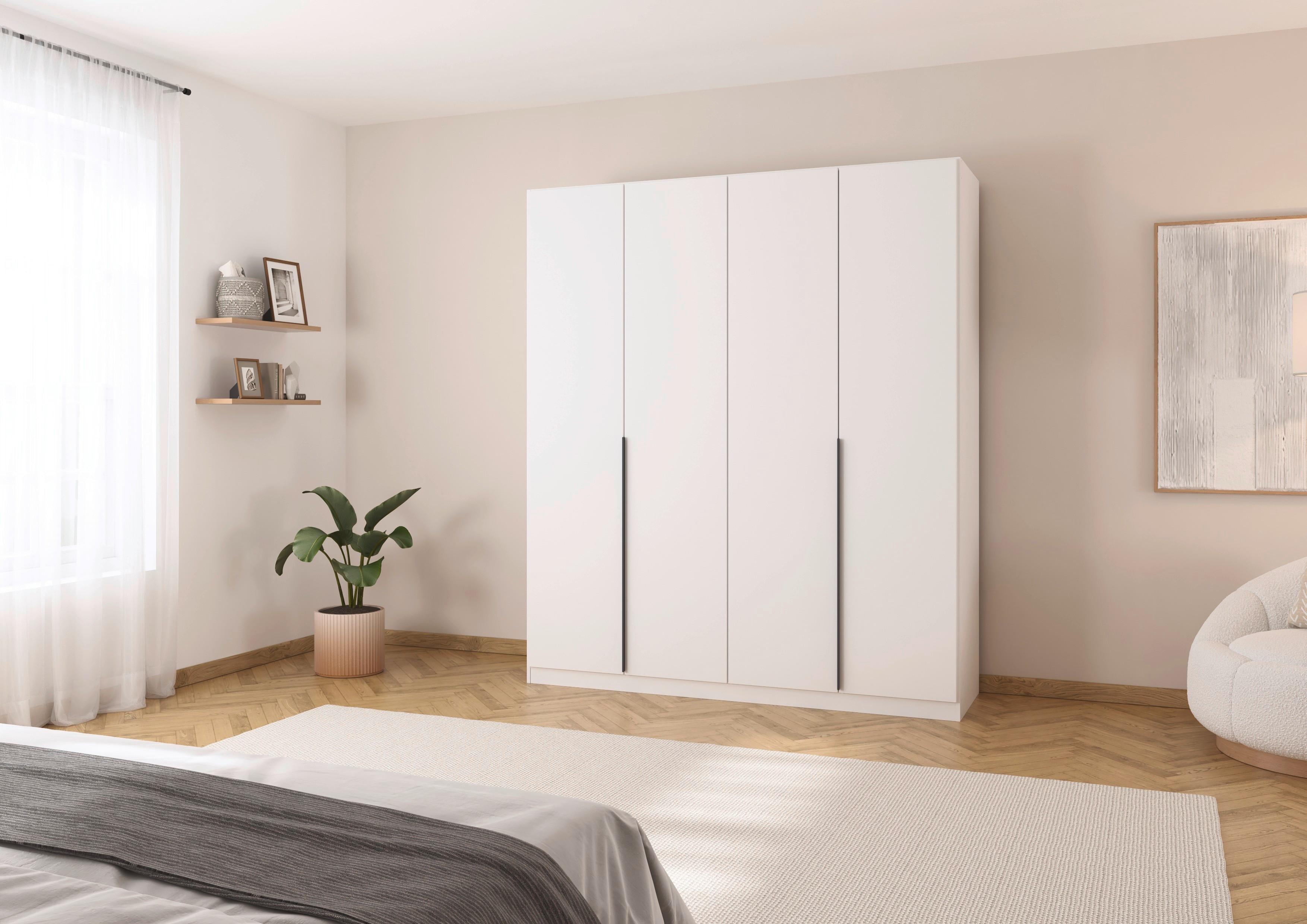 Drehtürenschrank Alabama Weiß B: 181 Cm - Weiß, MODERN, Holzwerkstoff (181/229/54cm) - Rauch Möbel