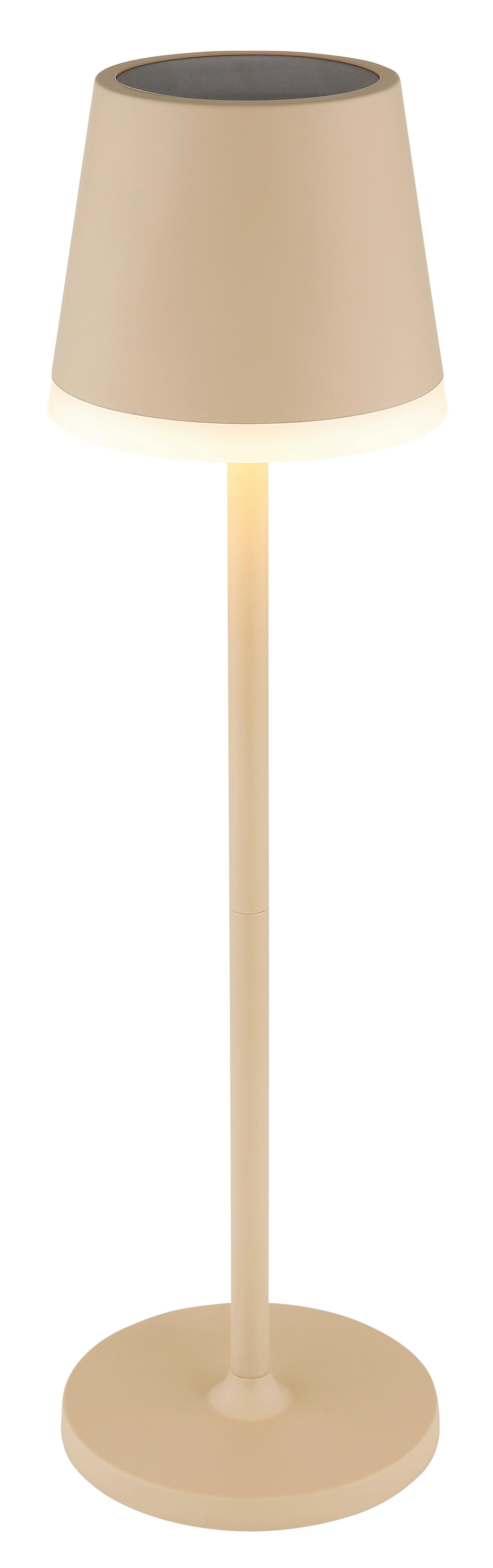Solarleuchte 36637s - Sandfarben/Schwarz, Design, Kunststoff/Metall (11/26-41cm) - Globo
