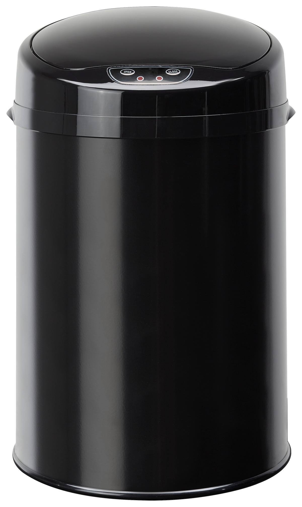 Odpadkový koš ECHTWERK SENSOR - černá, Moderní, kov/plast (24,5/37,5cm) - Echtwerk