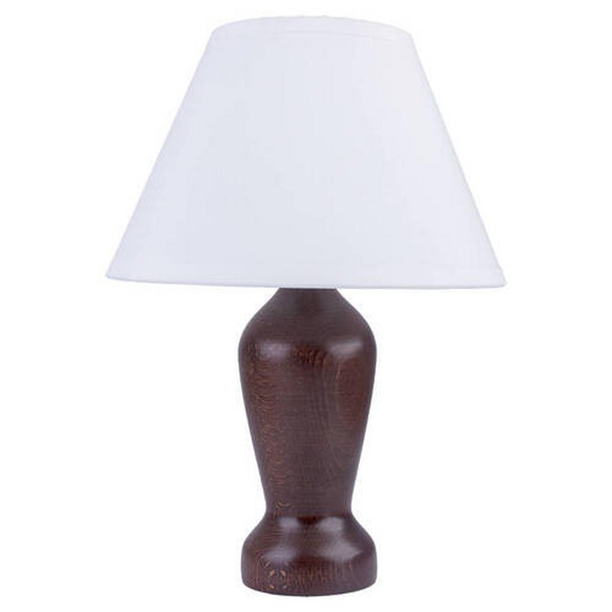 Tischleuchte 4110404 Mona - Wenge - Wengefarben, KONVENTIONELL, Holz (18/28cm)
