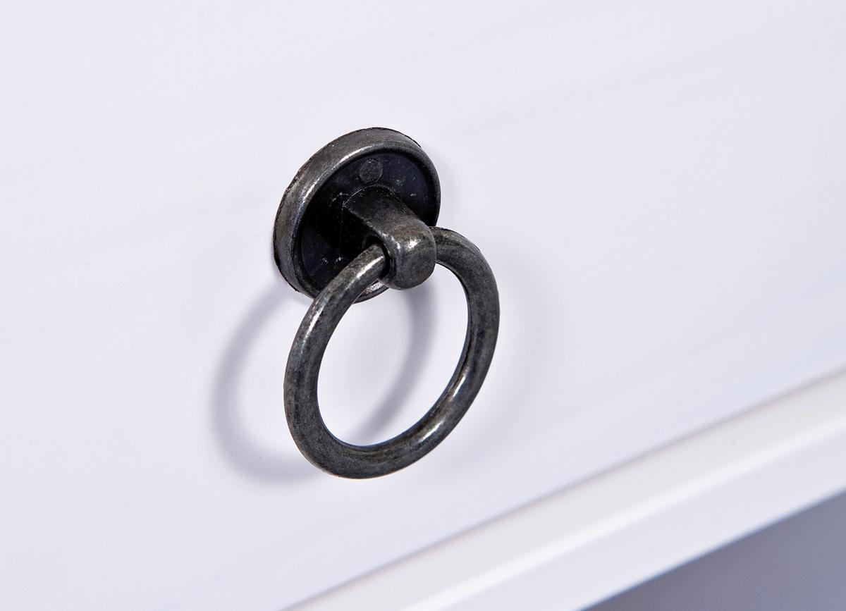 Konferenční stolek PROVENCE PROVENCE -PO- - bílá, Lifestyle, dřevo/sklo (75/75/45cm) - MID.YOU