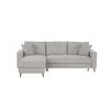 Ecksofa Bergen Hellgrau S: 257 cm - Hellgrau, Design, Textil (257/159cm) - MID.YOU