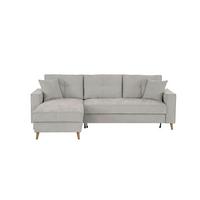 Ecksofa Bergen Hellgrau S: 257 cm - Hellgrau, Design, Textil (257/159cm) - MID.YOU