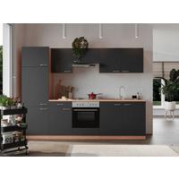 Küchenblock Gerda Küchenblock 270 cm - Buchefarben/Grau, Basics, Holzwerkstoff (270cm) - Respekta