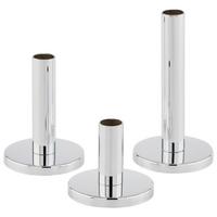 Gyertyatartó Szett Malko 3-Részes - ezüstszínű, Basics, fém