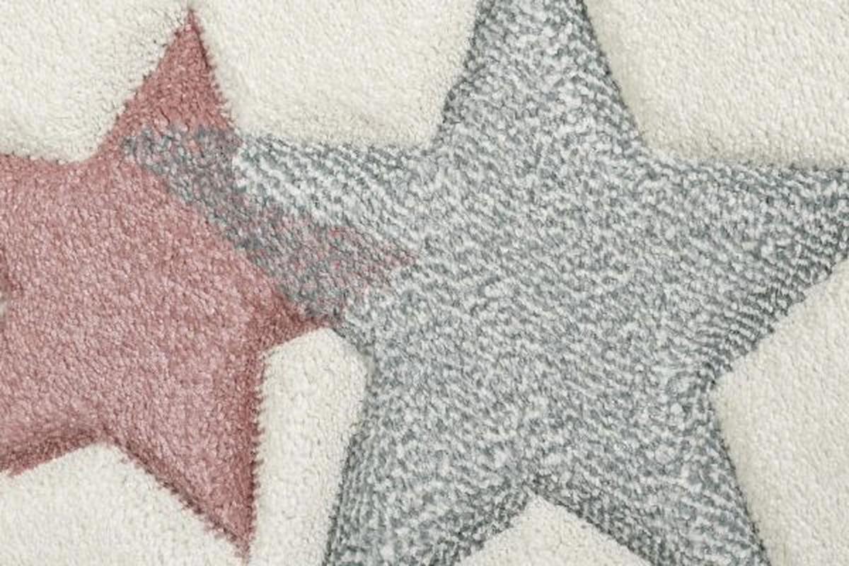 Kinderteppich Jonne - Hellrosa/Weiß, Trend, Textil (80/150cm) - Esprit