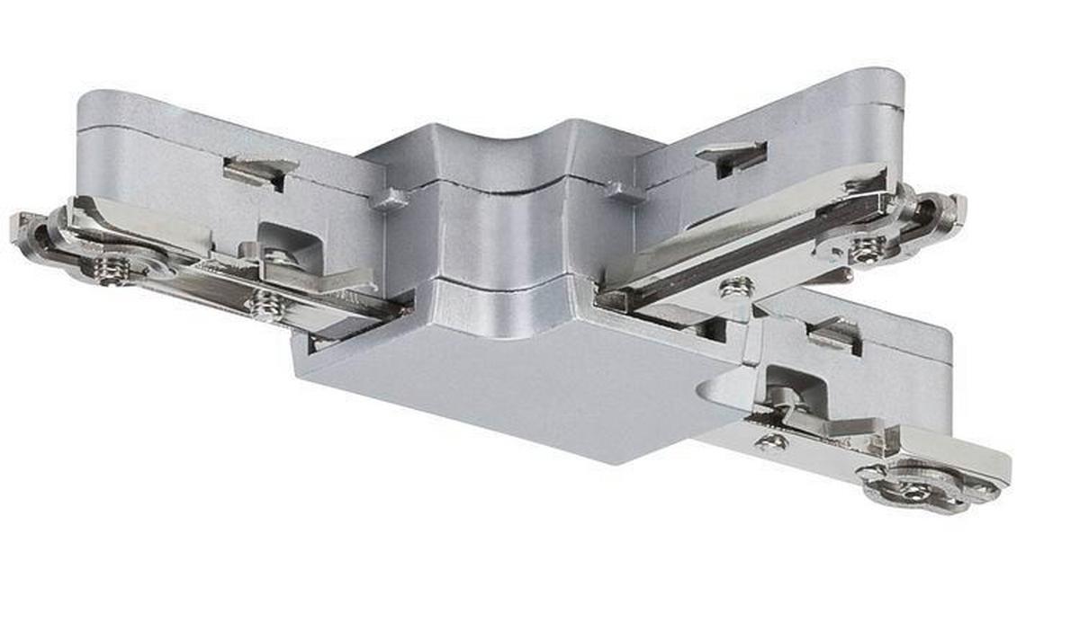 Schienensystem Urail T-Verbinder 97656 Chromfarben - Chromfarben, Design, Metall (10,4/1,8/6,2cm) - Paulmann