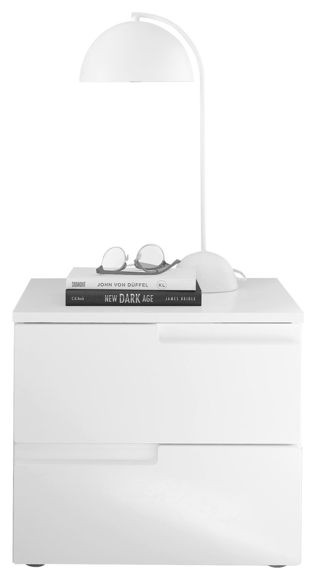 Nachtkästchen Weiß H: 41,7 Cm, Spice 2