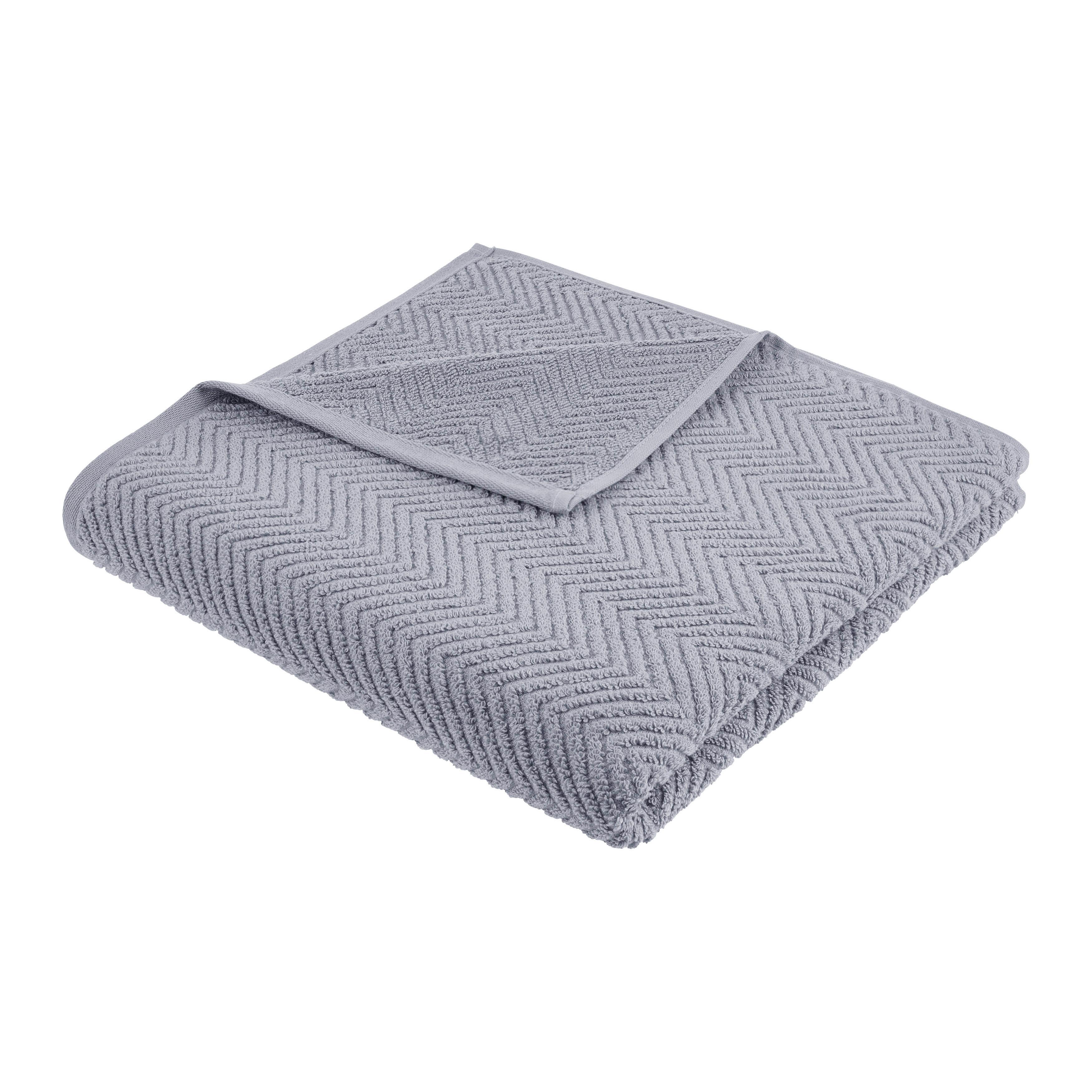 OSUŠKA DO SPRCHY OCEAN - šedá, textil (67/140cm) - Premium Living
