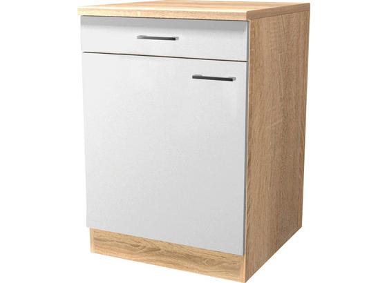 Küchenunterschrank Samoa Us 60 - Eichefarben/Weiß, KONVENTIONELL, Holz/Holzwerkstoff (60/85/57cm) Küchenunterschrank Samoa Us 60 - Eichefarben/Weiß, KONVENTIONELL, Holz/Holzwerkstoff (60/85/57cm)