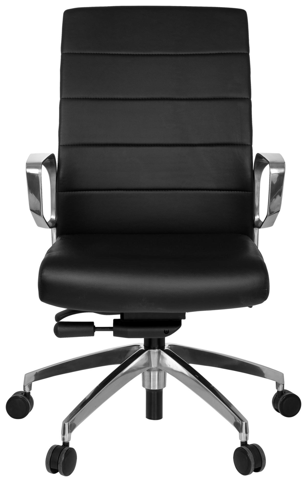 Drehstuhl Provider Schwarz - Chromfarben/Schwarz, MODERN, Kunststoff/Textil (57/110/50cm) - MID.YOU