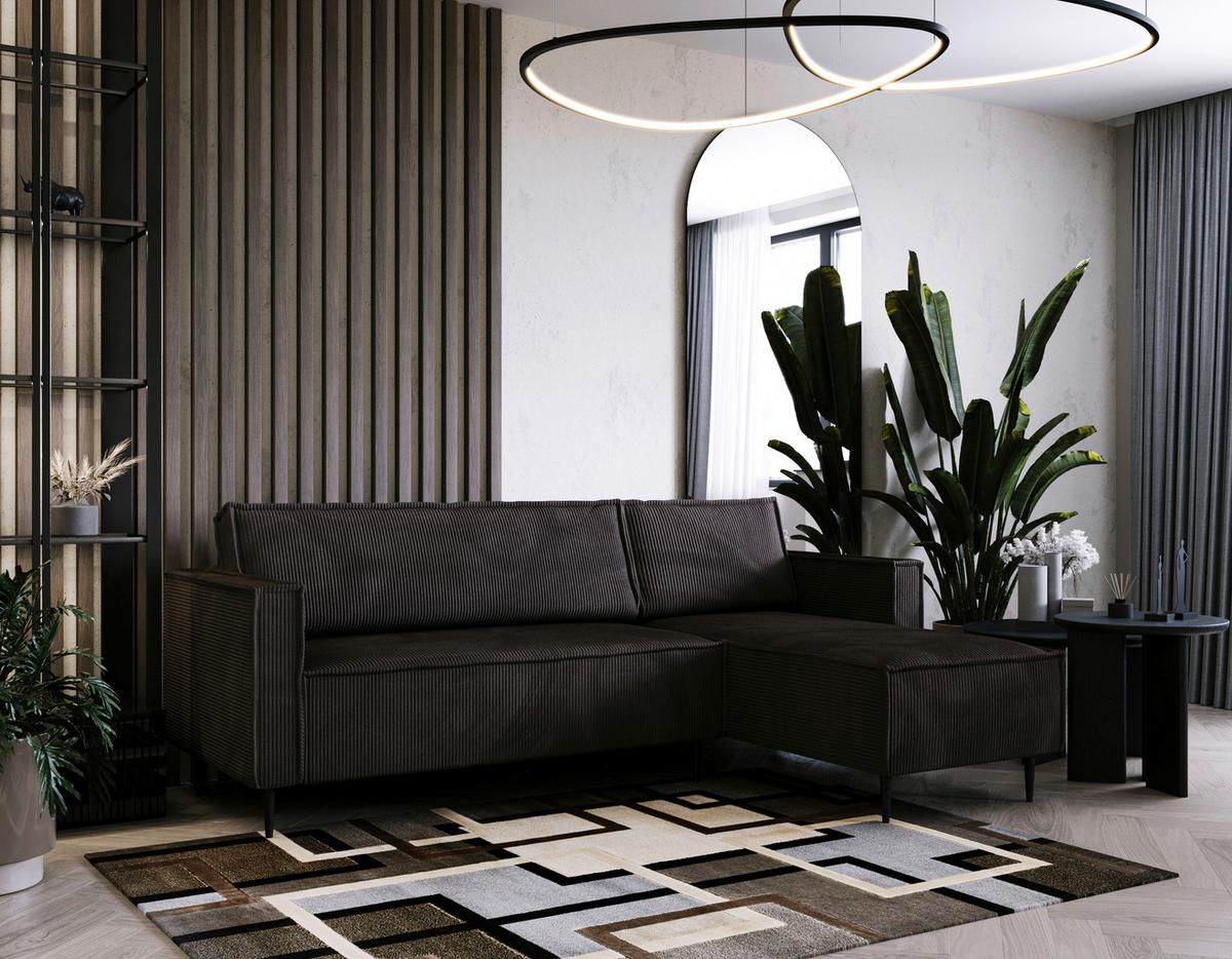 Ranger Graphitfarben S: 223x151 cm - Schwarz/Graphitfarben, Design, Textil (223/151cm) - Livetastic