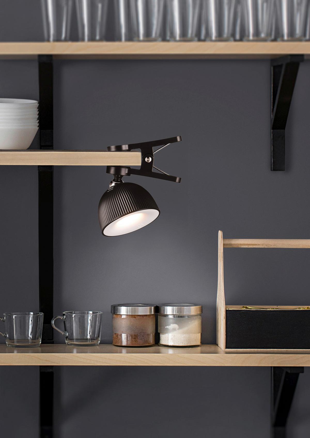 Akku-Tischleuchte R57791102 Maxima - Schwarz, KONVENTIONELL, Kunststoff (13,2/20/41cm)