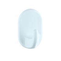 Klebehaken Ovalhaken 442103100 - Weiß, KONVENTIONELL, Kunststoff (2,5/4/2cm) - Wenko