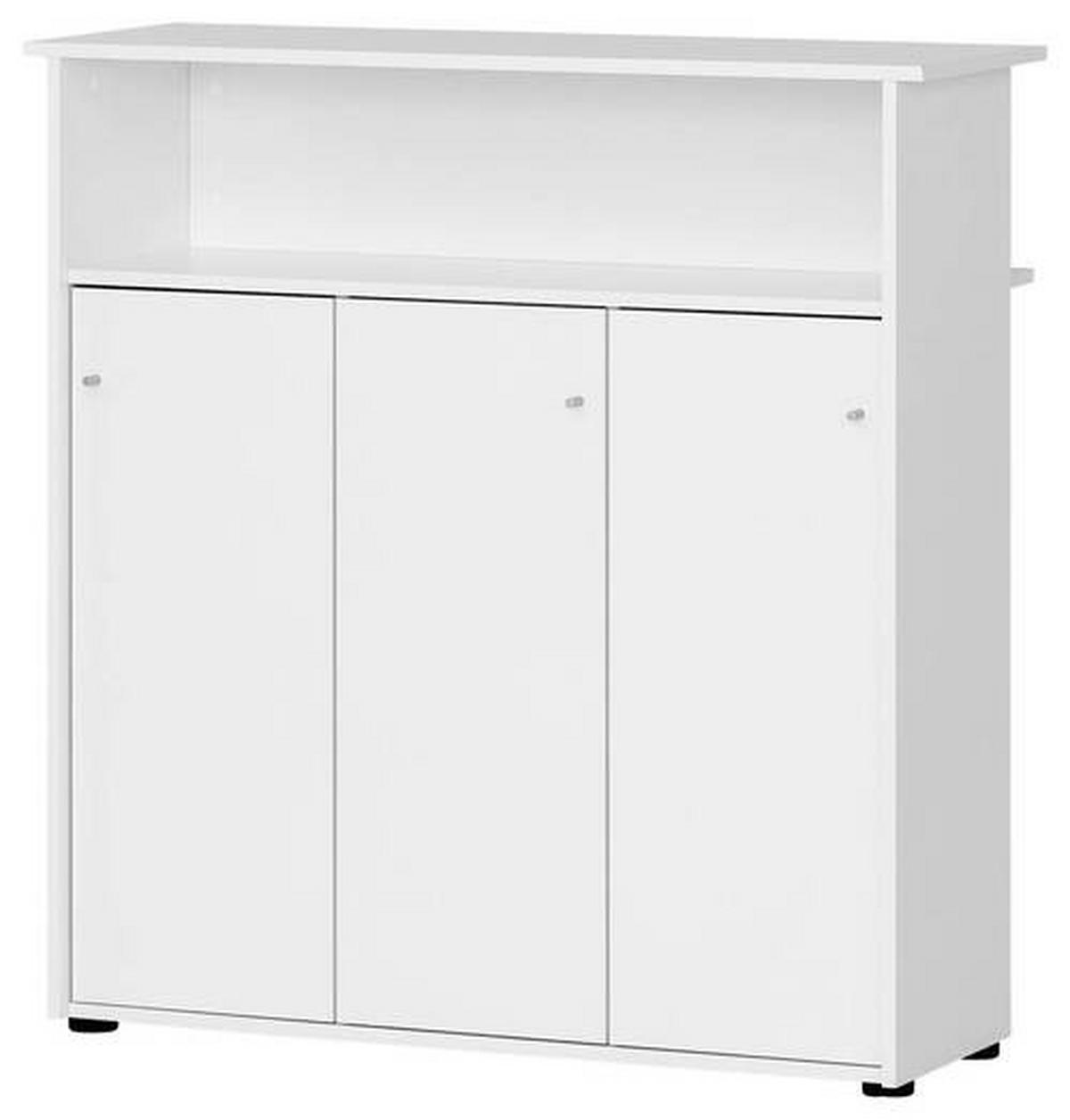 Bartisch Serie 400 - Weiß, MODERN, Holzwerkstoff (44/107/111cm) - MID.YOU