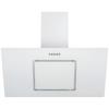 Dunstabzugshaube Svea Weiß B: 90 Cm, Led - Weiß, Trend, Glas/Metall (90/73,9-111,9/37cm) - Respekta