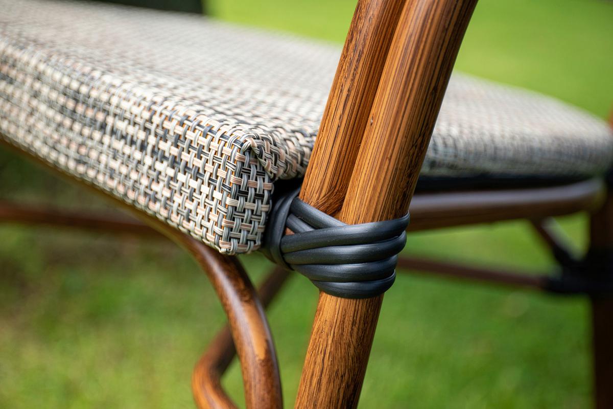 Gartenmöbel Set 3-Tlg. Maui Metall/Textil - Sandfarben/Beige, Basics, Textil/Metall (70/74cm) - Gardenson