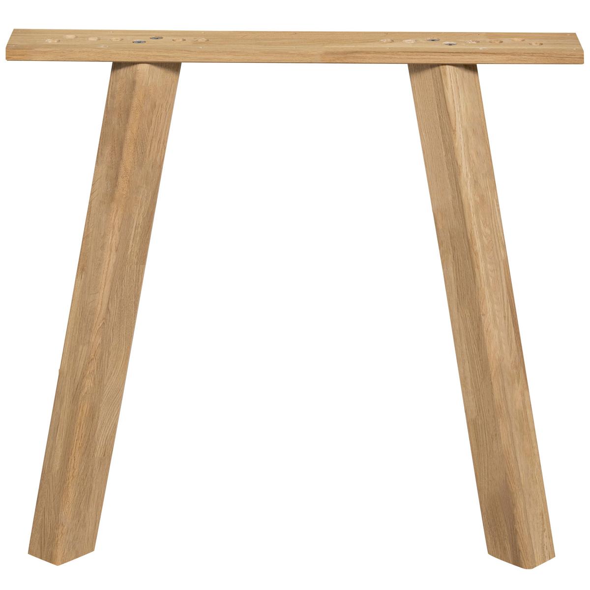TISCHGESTELL Tablo Eichefarben B: 79cm - Eichefarben, MODERN, Holz (79/73/11cm) - Livetastic