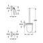 Grohe Badezimmerset Essentials WC Set 40407001 - Chromfarben, MODERN, Glas/Metall - Grohe Grohe Badezimmerset Essentials WC Set 40407001 - Chromfarben, MODERN, Glas/Metall - Grohe