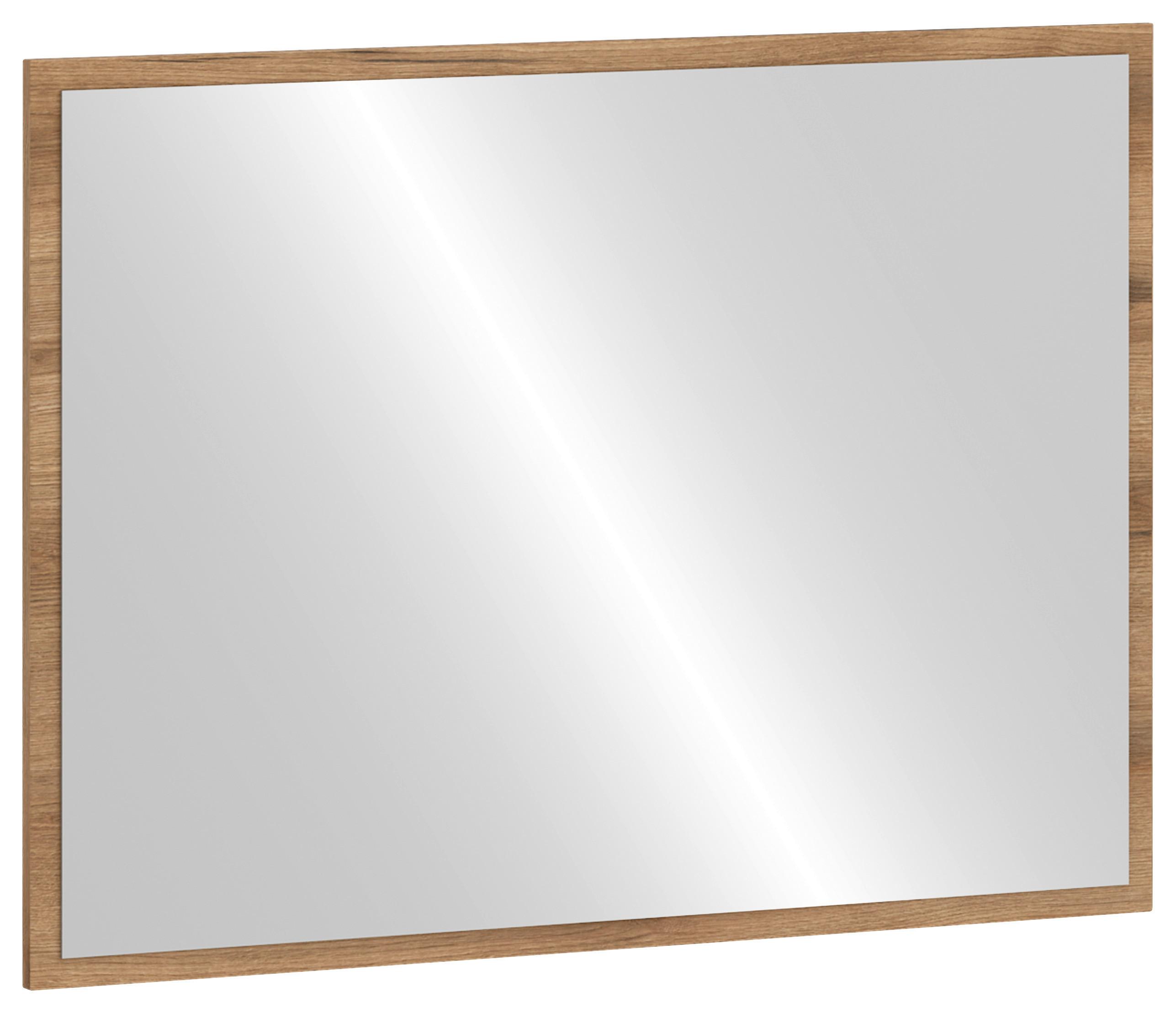 Spiegel Aladin Stehend & Hängend Montierbar - Eichefarben, MODERN, Glas/Holzwerkstoff (80/60/16cm)