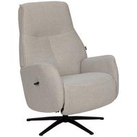 Relaxsessel Snooze Beige B: 77 Cm - Beige/Schwarz, Design, Holz/Textil (77/112/86cm) - Livetastic