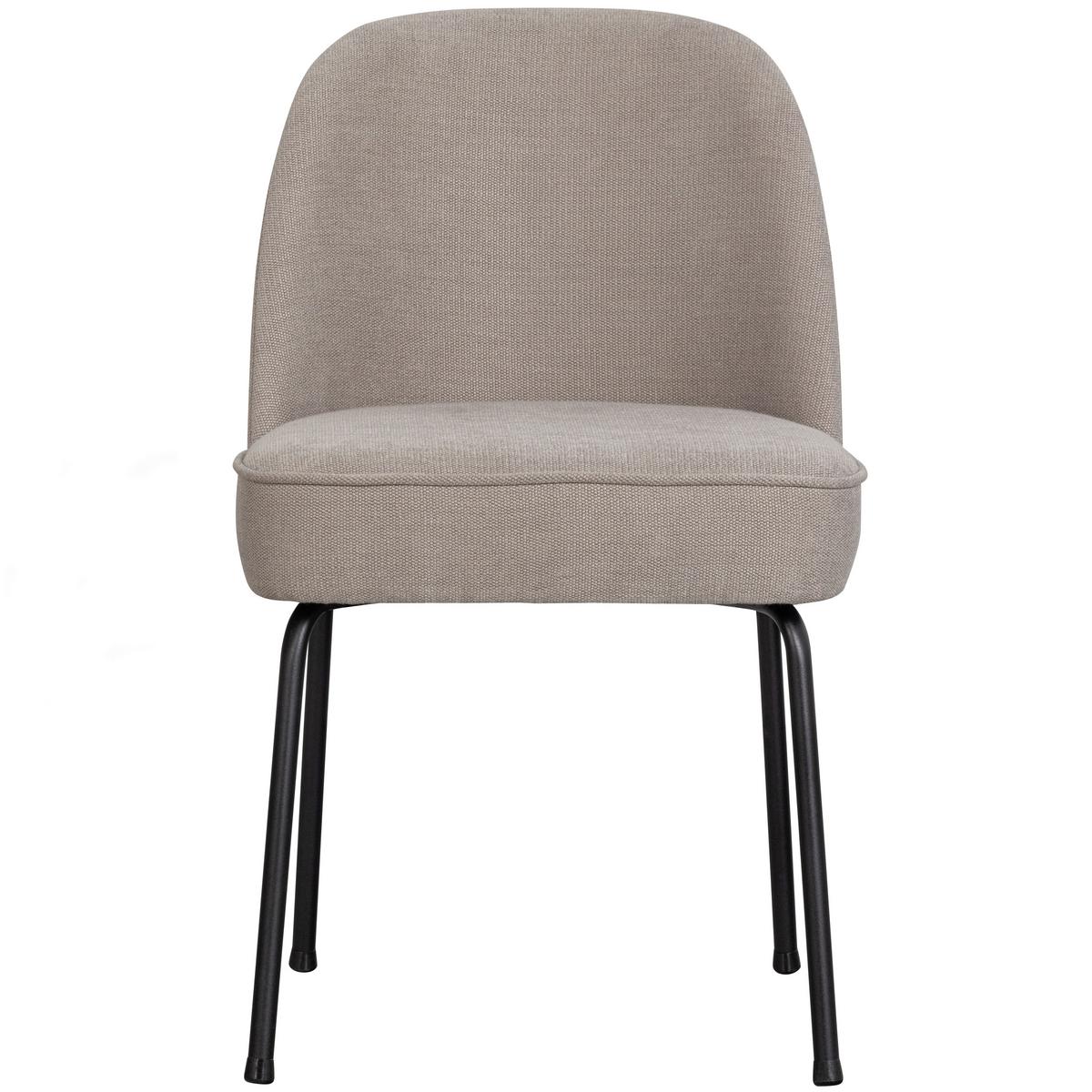 Stuhl-Set Vogue Schwarz/Sandfarben B: 50cm - Sandfarben/Schwarz, MODERN, Textil/Metall (50/83/57cm) - Livetastic