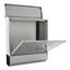 Rottner Briefkasten Jubilee - Edelstahlfarben, Metall (35/42/12cm) Rottner Briefkasten Jubilee - Edelstahlfarben, Metall (35/42/12cm)