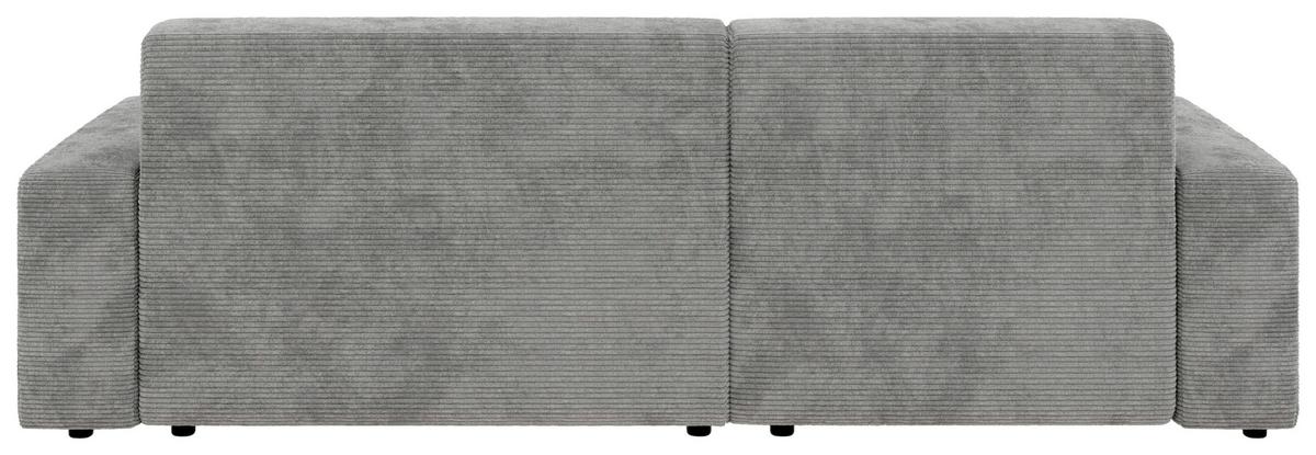 Ecksofa Wien, Grau S: 162x246 cm - Schwarz/Grau, MODERN, Textil (162/246cm) - Trendmanufaktur