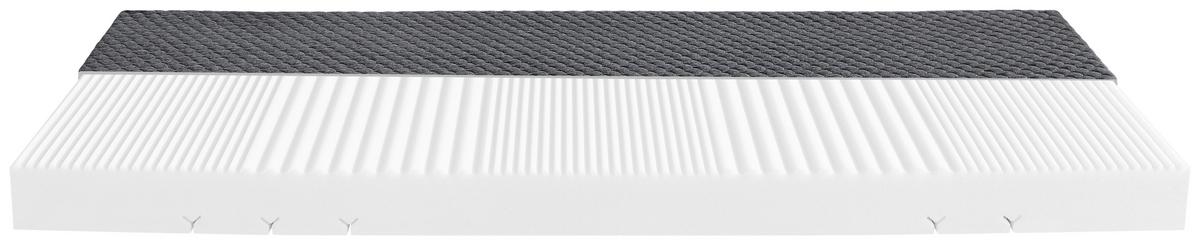 MATRAC TREVISO MEDIUM LUX - biela/tmavosivá, textil (160/190cm)