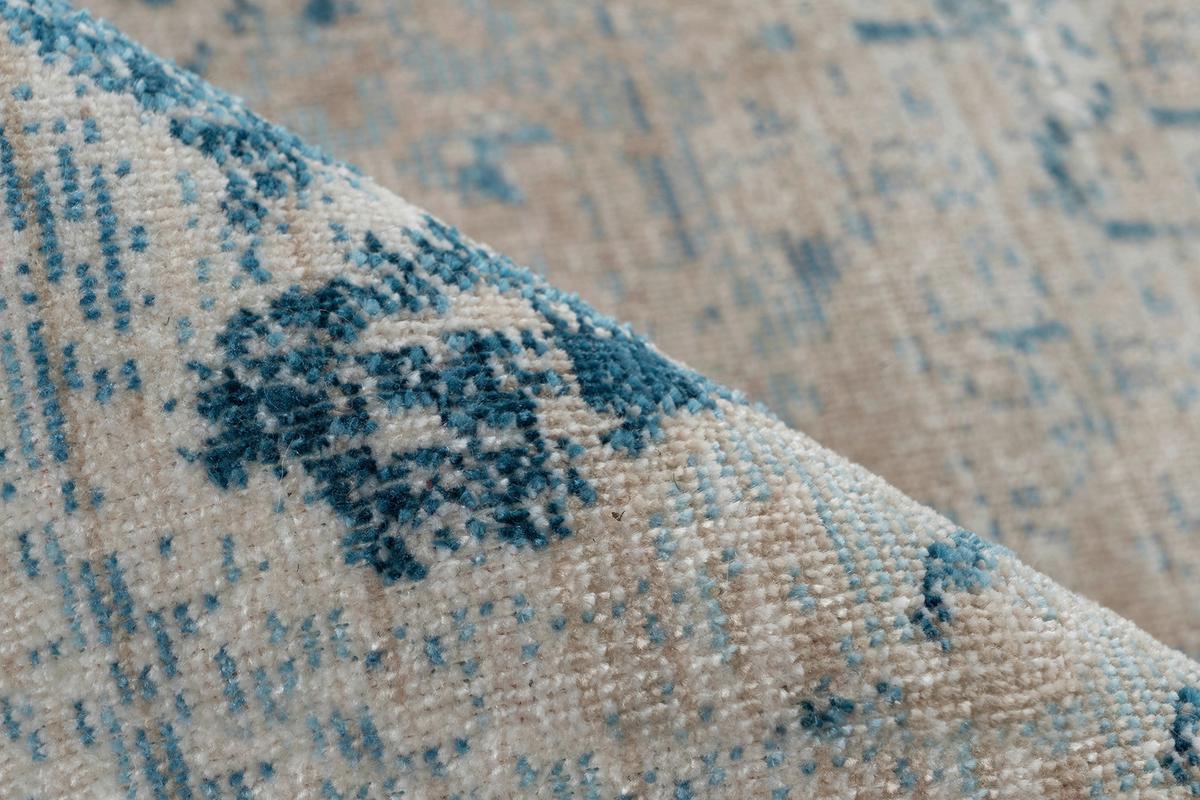 Vintage-Teppich Dilan 200 - Blau, KONVENTIONELL, Textil (160/230cm)