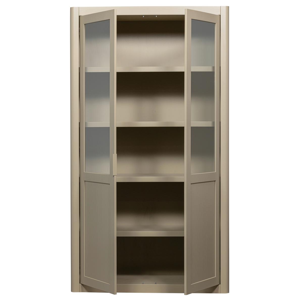 Vitrine Gunnar Schlammfarben B: 120 cm - Schlammfarben, Design, Holz (120/217/48cm) - Livetastic