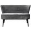 Sitzbank Lord B: Ca 179 cm Grau - Schwarz/Grau, Trend, Holzwerkstoff/Textil (179/83/75cm) - Carryhome Sitzbank Lord B: Ca 179 cm Grau - Schwarz/Grau, Trend, Holzwerkstoff/Textil (179/83/75cm) - Carryhome