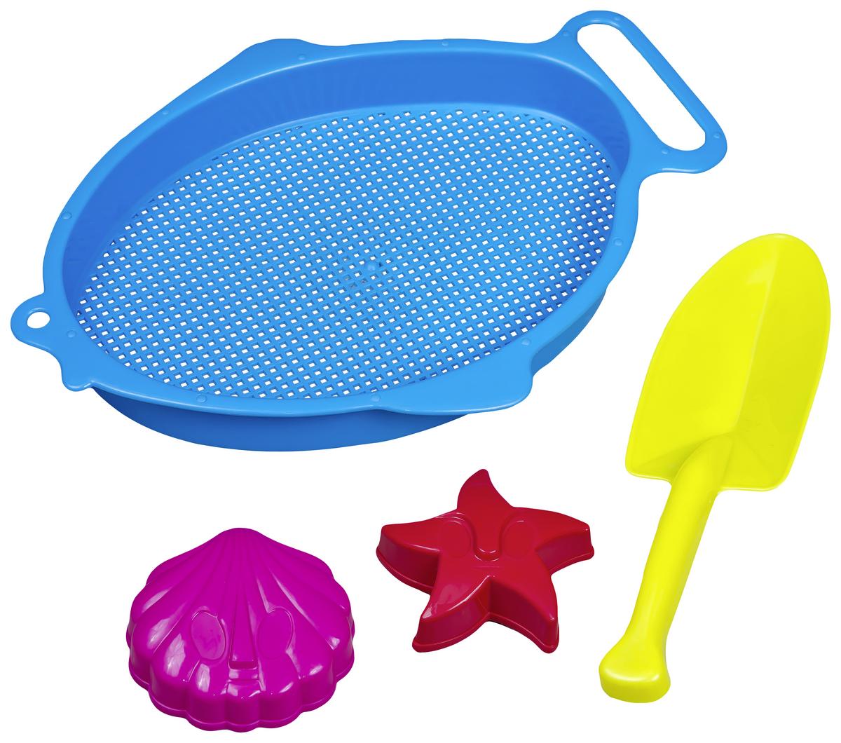 Sandspielzeug 7 Verschiedene Modelle - Blau/Gelb, KONVENTIONELL, Kunststoff