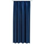 Vorhang mit Band Ben B: 135cm, Blau - Blau, KONVENTIONELL, Textil (135/175cm) - Ondega