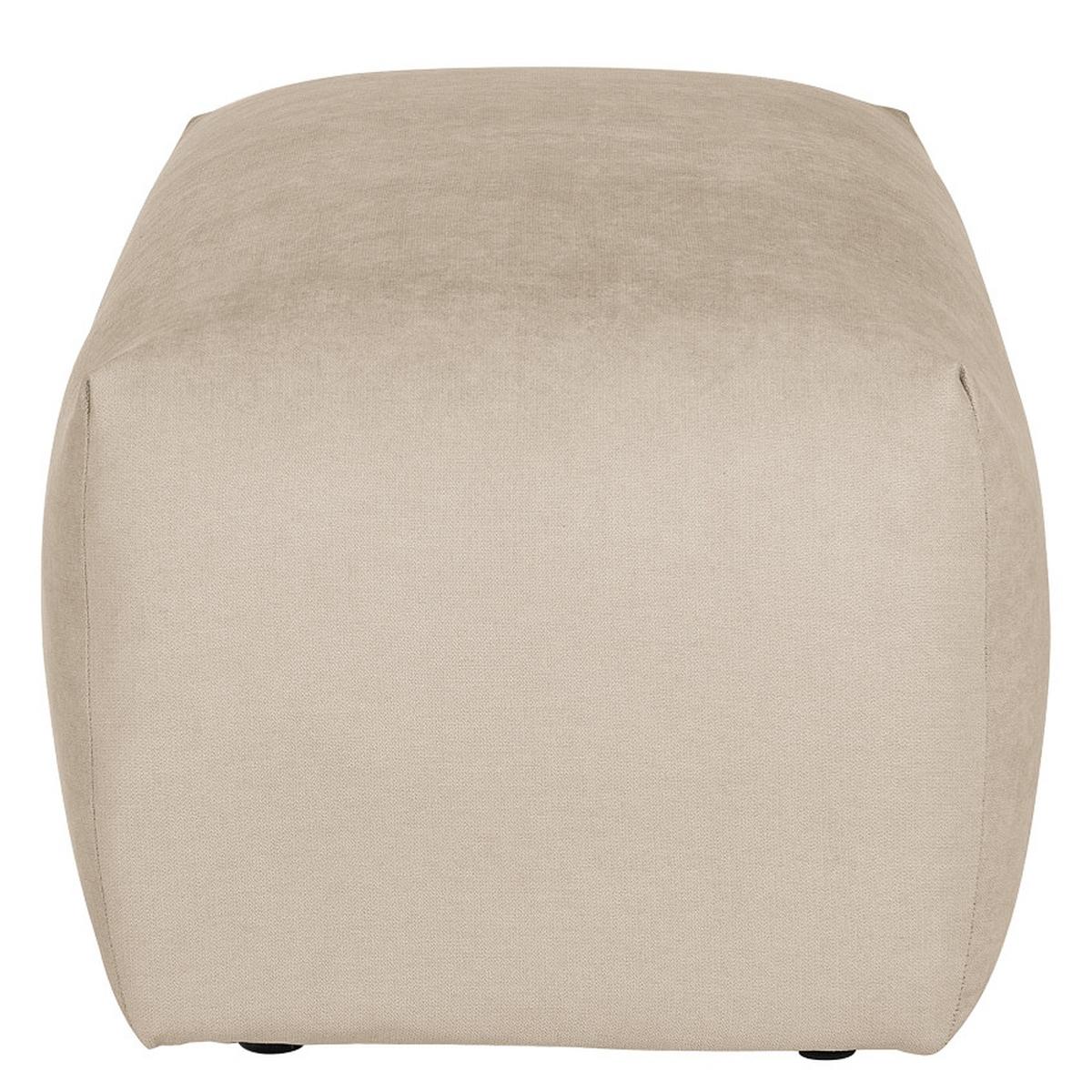 Hocker Bolt, Taupe B: 102 cm - Taupe/Schwarz, MODERN, Textil (102/41/52cm) - Trendmanufaktur