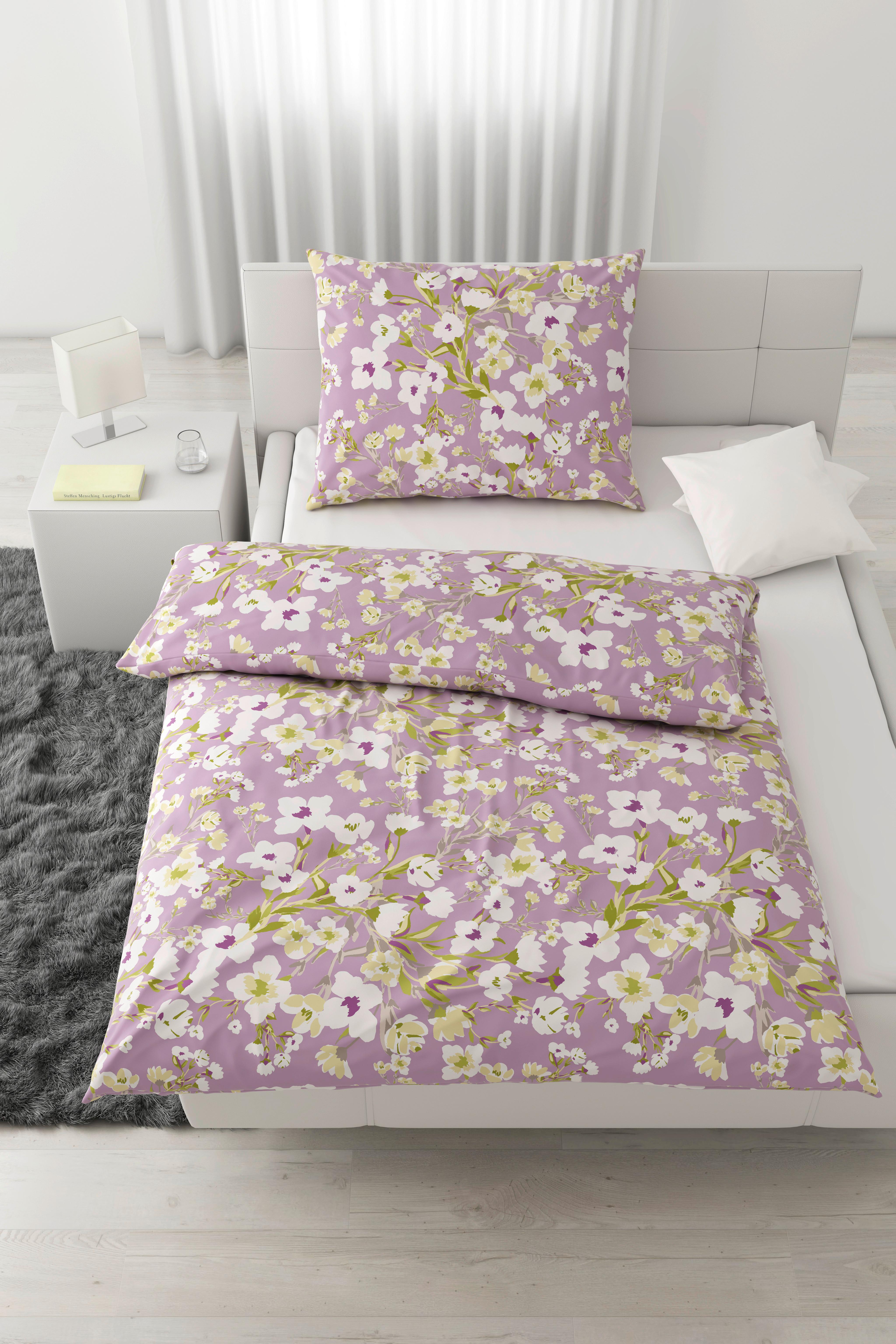 Povlečení Ute, 140/200cm, růžová - růžová, Romantický / Rustikální, textil (140/200cm) - Modern Living