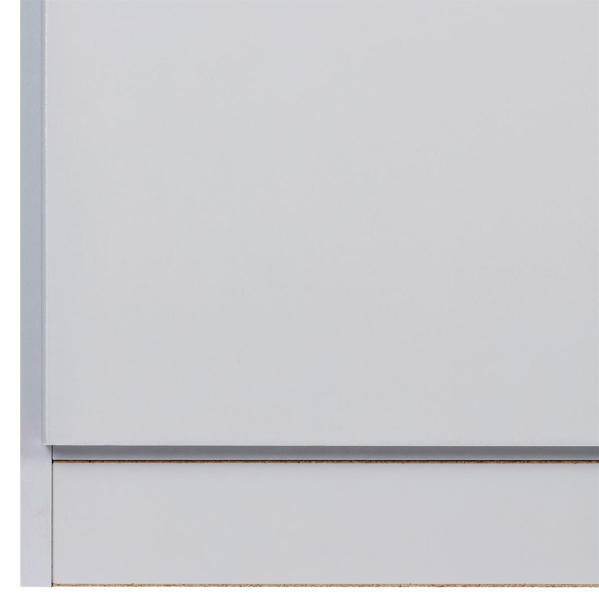 Drehtürenschrank 271 Cm Alabama, Seidengrau - Hellgrau, MODERN, Holzwerkstoff (271/229/54cm)