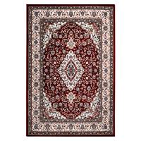 Flachwebteppich Rot Isfahan 40x60 cm Polyester - Rot, LIFESTYLE, Textil (40/60cm) - Obsession