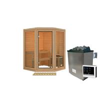 Sauna Muya 159/210/159 Cm - Fichtefarben, Basics, Holz (159/210/159cm)