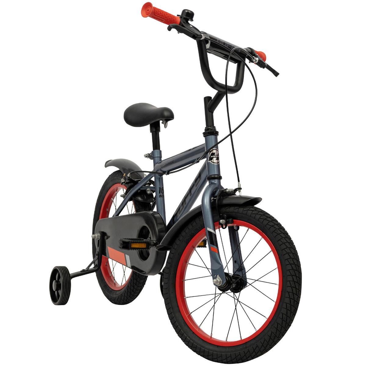 Kinderfahrrad Pro Thunder Grau, 16 Zoll - Grau, Basics, Metall (56/83.5/108.5cm)