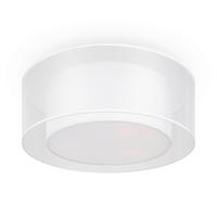 DECKENLEUCHTE BERGAMO - Transparent/Weiß, Trend, Kunststoff/Textil (52/18cm) - MAYTONI