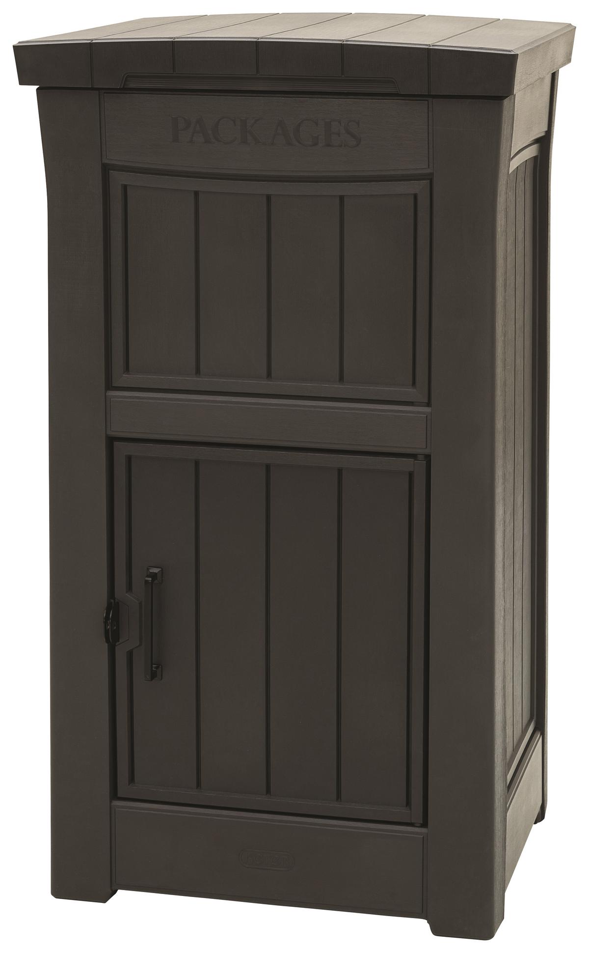 Paketbox Wetterfest Parcel 62x112x53 Cm - Graphitfarben, Basics, Kunststoff (62/112/53cm)