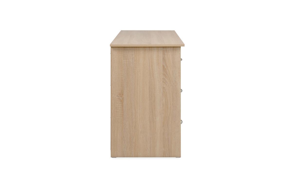 Schreibtisch Lasse Sonoma Eiche D. L: 115cm - Sonoma Eiche, Basics, Holzwerkstoff (115/49/75cm) - MID.YOU