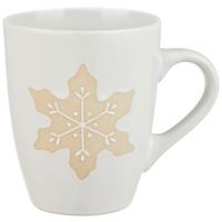 Kávésbögre Dardan - bézs/fehér, Design, kerámia (8,5/10,5cm) - Ondega